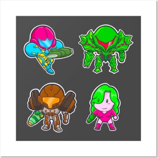 Chibi Metroid (Pack 5) Posters and Art